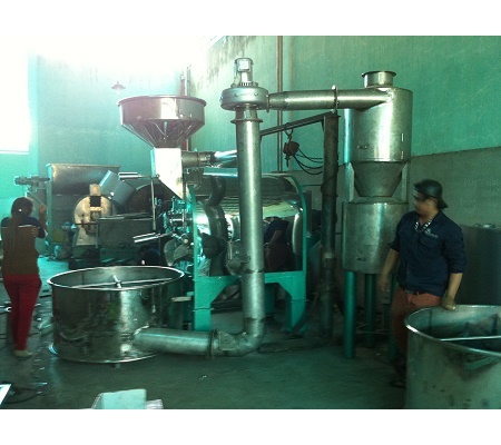 sản xuất máy rang cà phê